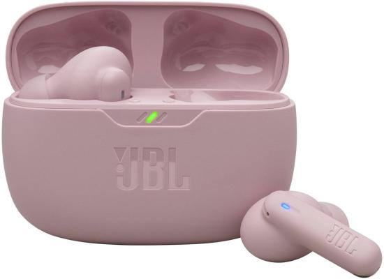 JBL Wave Beam 2 True Wireless Earbuds, 8mm Dynamic Driver, Bluetooth 5.3 Connectivity, Pure Bass Sound, Active Noise Cancelling, Smart Ambient Technology, 40hrs Total Playback - Pink